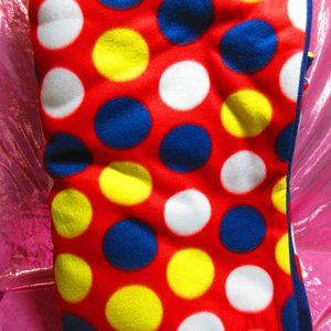 Polka Dots 87" x 58" Fleece Blanket